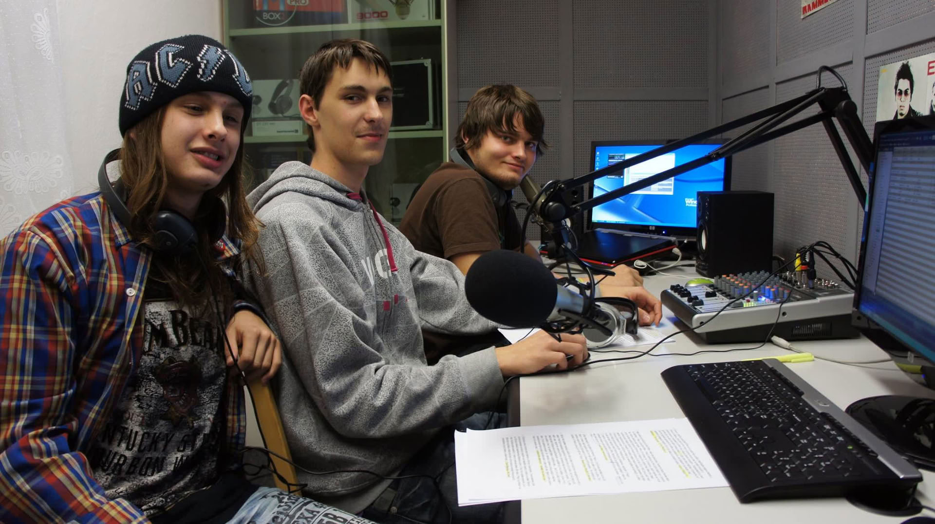 První studio WebRádia Epigon